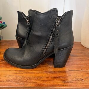Women’s American Rag Black Faux Leather Ankle Boots